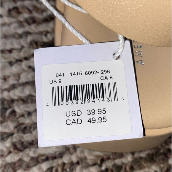 NWT - AE Strappy Y2K Platform Sandals (Light Camel / Multiple Sizes) - Picture 6 of 10